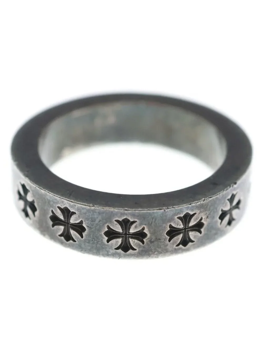 Chrome Hearts Spacer Forever Ring Silver